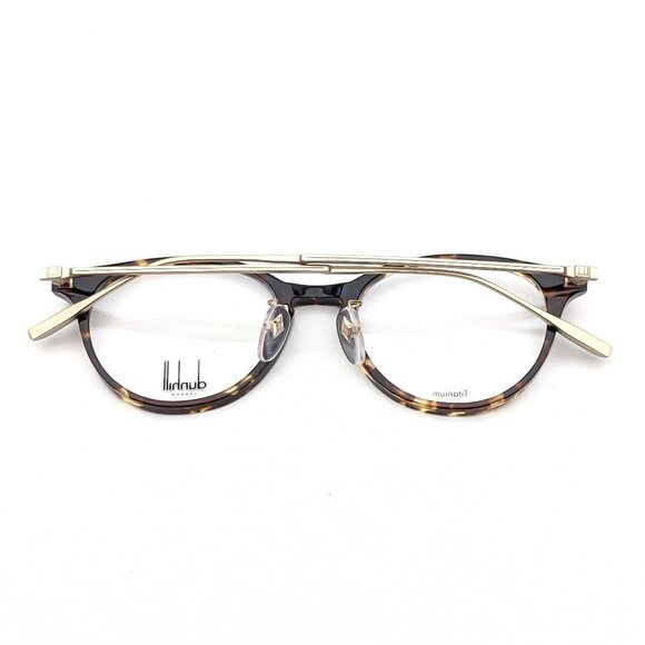 🕶️Made in Italy! Dunhill VDH120G Eyeglasses 51/21 145 | ALT203🕶️ - Picture 2 of 9